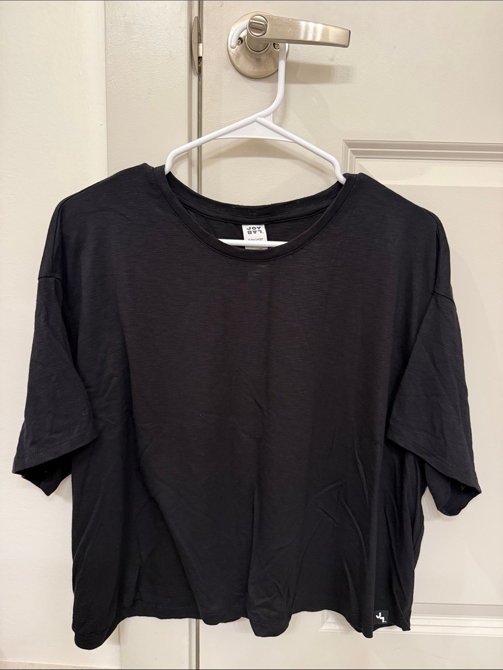 JoyLab Black Short-Sleeve Crewneck Tee